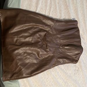 Leather corset Pacsun dress